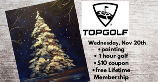 Painting and Topgolf Night